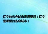 遼寧的省會城市是哪里啊（遼寧是哪里的省會城市）