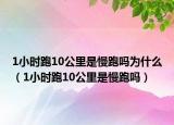 1小時跑10公里是慢跑嗎為什么（1小時跑10公里是慢跑嗎）