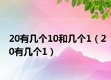 20有幾個(gè)10和幾個(gè)1（20有幾個(gè)1）