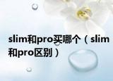 slim和pro買哪個(gè)（slim和pro區(qū)別）