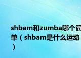 shbam和zumba哪個簡單（shbam是什么運(yùn)動）