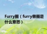 Furry圈（furry獸圈是什么意思）