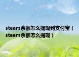 steam余額怎么提現(xiàn)到支付寶（steam余額怎么提現(xiàn)）