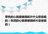 受傷的心就像玻璃碎片什么歌誰唱的（傷透的心就像玻璃碎片是誰唱的）