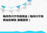 梅州市興寧市高鐵站（梅州興寧高鐵站在哪里 請看回答）