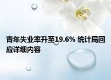 青年失業(yè)率升至19.6% 統(tǒng)計(jì)局回應(yīng)詳細(xì)內(nèi)容