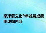 京津冀交出9年發(fā)展成績單詳細(xì)內(nèi)容