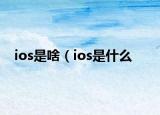 ios是啥（ios是什么