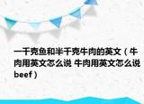 一千克魚和半千克牛肉的英文（牛肉用英文怎么說 牛肉用英文怎么說beef）