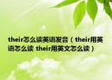 their怎么讀英語發(fā)音（their用英語怎么讀 their用英文怎么讀）