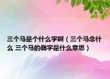 三個馬是個什么字?。ㄈ齻€馬念什么 三個馬的骉字是什么意思）