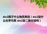 sio2屬于什么物質(zhì)類別（sio2是什么化學元素 sio2是二氧化硅嗎）