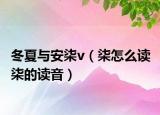 冬夏與安柒v（柒怎么讀 柒的讀音）