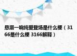 懸溺一響純愛(ài)登場(chǎng)是什么梗（3166是什么梗 3166解釋?zhuān)? /></span></a>
                        <h2><a href=