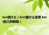 km指什么（kmt是什么意思 kmt的幾種解釋）