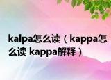 kalpa怎么讀（kappa怎么讀 kappa解釋）