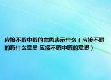 應(yīng)接不暇中暇的意思表示什么（應(yīng)接不暇的暇什么意思 應(yīng)接不暇中暇的意思）