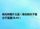 氯化鈉是什么鹽（氯化鈉分子量 分子量是58.44）