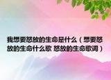 我想要怒放的生命是什么（想要怒放的生命什么歌 怒放的生命歌詞）