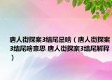 唐人街探案3結尾是啥（唐人街探案3結尾啥意思 唐人街探案3結尾解釋）