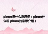 plmm是什么意思梗（plmm什么梗 plmm的意思介紹）