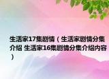 生活家17集劇情（生活家劇情分集介紹 生活家16集劇情分集介紹內容）