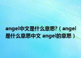 angel中文是什么意思?（angel是什么意思中文 angel的意思）