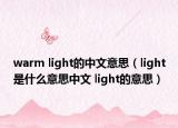 warm light的中文意思（light是什么意思中文 light的意思）