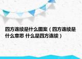 四方連續(xù)是什么圖案（四方連續(xù)是什么意思 什么是四方連續(xù)）