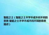 智能之士（智能之士不學(xué)不成不問不知的意思 智能之士不學(xué)不成不問不知的意思簡述）