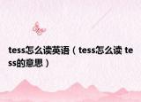 tess怎么讀英語（tess怎么讀 tess的意思）