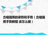 合唱指揮的姿勢和手勢（合唱指揮手勢教程 該怎么做）